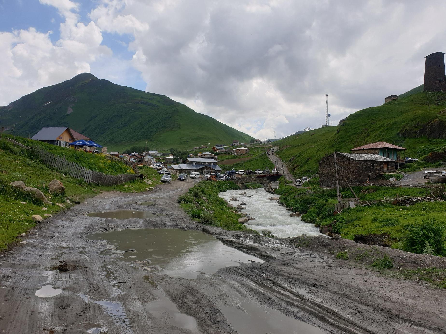 Mestia to Ushguli mountain pass
