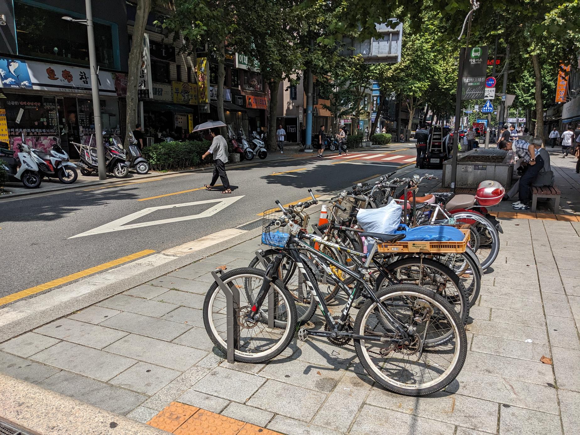 Bicycles in Seoul