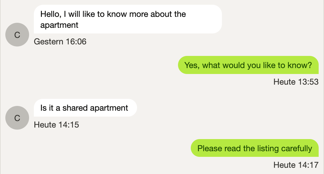 Kleinanzeigen dumb questions